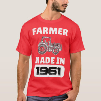 boer geboren in 1961 62 jaar oude vaders D T-shirt