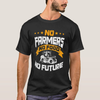 Boer geen boer geen voedsel voor toekomstig Boerde T-shirt