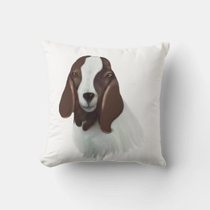 Boer Goat Sketch Herd Name Goat Pillow Kussen