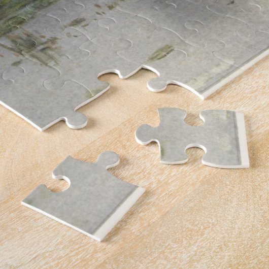 Boer Homes on the Water in the Morning Mist Puzzle (Côté)