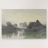 Boer Homes on the Water in the Morning Mist Puzzle (Horizontal)