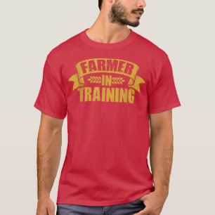 boer in Boerderij voor opleiding, landbouwtractor T-shirt