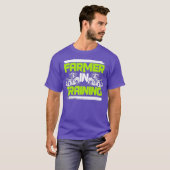 Boer in opleiding Funny Rancher Farming Premium T-shirt (Voorkant volledig)