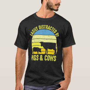 Boer Laat Zich Heel Gauw Afleiden Door Varkens En T-shirt