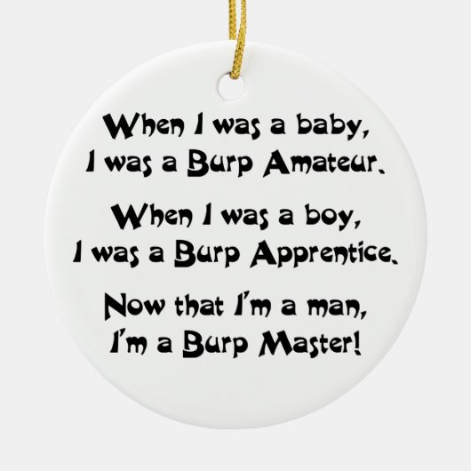 Boer Meester Keramisch Ornament (Voorkant)