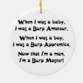 Boer Meester Keramisch Ornament (Achterkant)