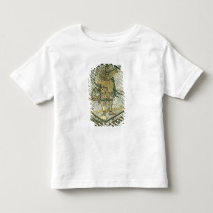 Boer met een ooi en een kaasmand kinder shirts