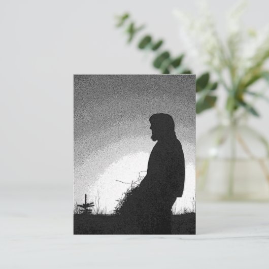 Boer op het Sunset Briefkaart (Staand voorkant)