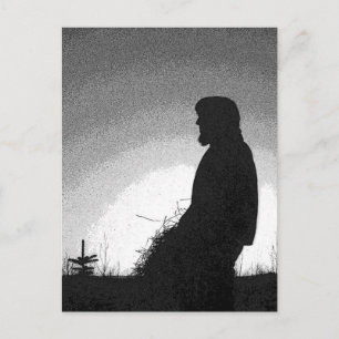 Boer op het Sunset Briefkaart