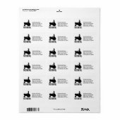 Boer op Tractor Dit is hoe ik ROL Etiket (Full Sheet)