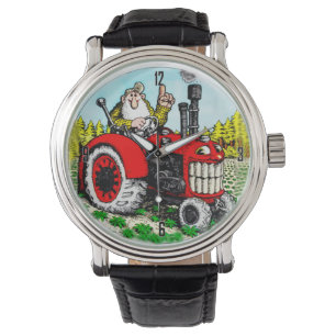 BOER OP TRACTOR POLSHORLOGE HORLOGE