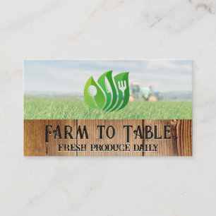 Boer op tractor   Restaurants Logo Visitekaartje
