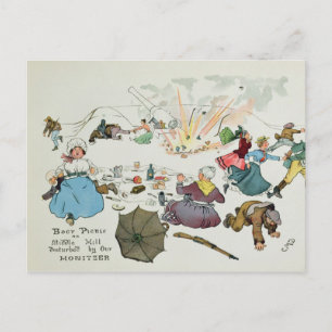 Boer picnic op Middle Hill is verstoord Briefkaart