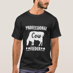 Boer Professionele Koeienvoeder Koe Boeren T-shirt