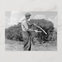 Boer Sharpening a Scythe, jaren 30
