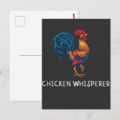 boer van retrohen Chickenwhisperer Briefkaart (Voorkant / Achterkant)