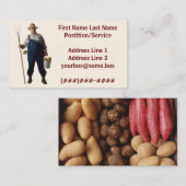 boer visitekaartje (Voorkant / Achterkant)