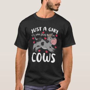 Boer Vrouwen Boerderij Dier Gewoon Een Meisje Die T-shirt