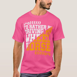 Boer Wiel Paard Landbouw Tractor T-shirt