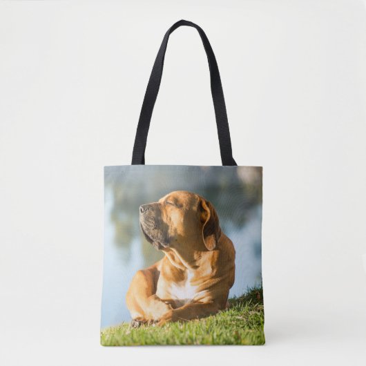 Boerboel-Canvas tas (Voorkant)