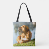 Boerboel-Canvas tas (Achterkant)