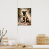 Boerboel Chien Art Imprimer Poster (Cuisine)