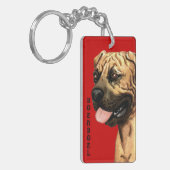 Boerboel Colour Block Sleutelhanger (Voorkant Links)