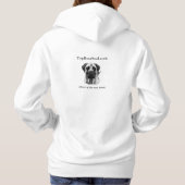 Boerboel Maman Sweat - shirt à capuche (Dos)