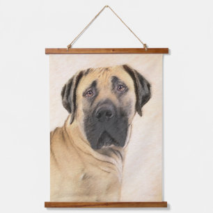 Boerboel schilderen - Kute Original Dog Art Hangend Wandkleed