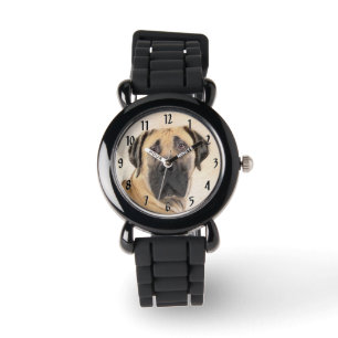 Boerboel schilderen - Kute Original Dog Art Horloge