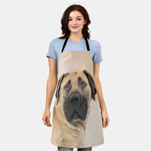 Boerboel schilderen - Kute Original Dog Art Schort