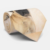 Boerboel schilderen - Kute Original Dog Art Stropdas (Opgerold)