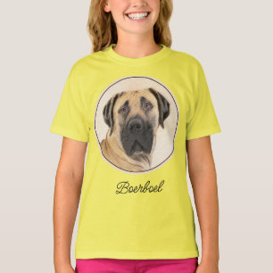 Boerboel schilderen - Kute Original Dog Art T-Shir T-shirt