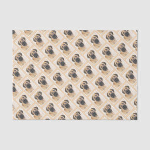 Boerboel schilderen - Kute Original Dog Art Tissuepapier