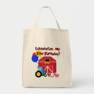 Boerderij 3e Verjaardag T-shirts en geschenken Tote Bag