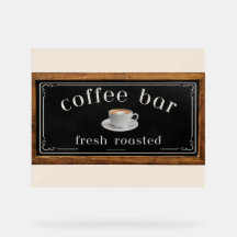 Boerderij Acryl Coffee Bar Bord – Coffee Station