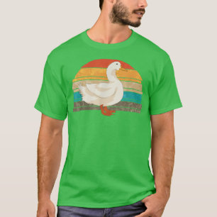 Boerderij Animal Duck Lover Bird Farmer Retro Duck T-shirt