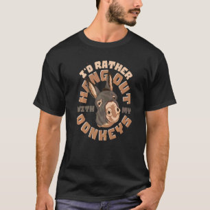 Boerderij Animal Farmer Donkey T-shirt