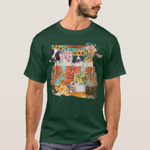 Boerderij Animal Rusty Truck Farmer Boerderij T-shirt
