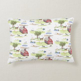 Boerderij Animal Toile Accent Pillow (Originele kl Kussen