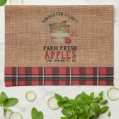  boerderij 🍎 appels theedoek (Gevouwen)