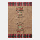  boerderij 🍎 appels theedoek (Verticaal)