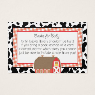 Boerderij Baby  Baby showers Visitekaartje