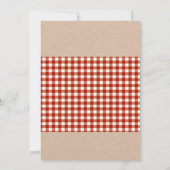 Boerderij baby shower-uitnodiging kaart (Achterkant)