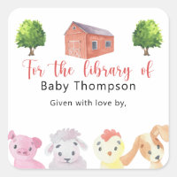 Boerderij - Baby showers boekenplank, boeken voor 