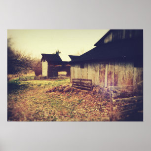 Boerderij Barns Poster