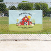 Boerderij Barnyard Bash Birthday Party Banner (Insitu)