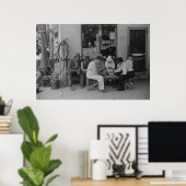 Boerderij Beveiligingsbeheer afdrukken Poster (Thuiskantoor)