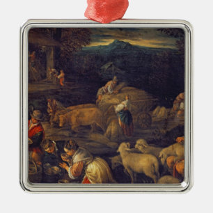 Boerderij Binnenschaap of Saudiopiep Metalen Ornament