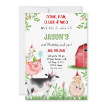 Boerderij Birthday Party